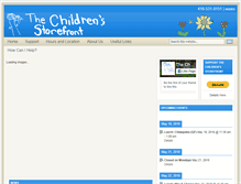 Tablet Screenshot of childrensstorefront.com